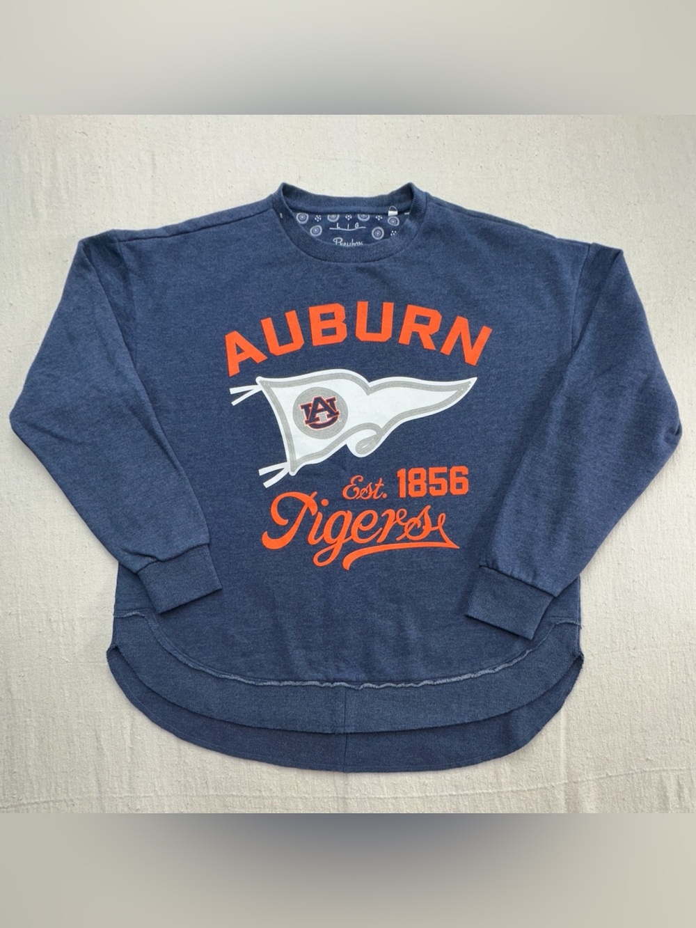 Pressbox Auburn Tigers Fleece Sweatshirt Women’s Large Gray Blue NCAA (e) - Picture 8 of 10